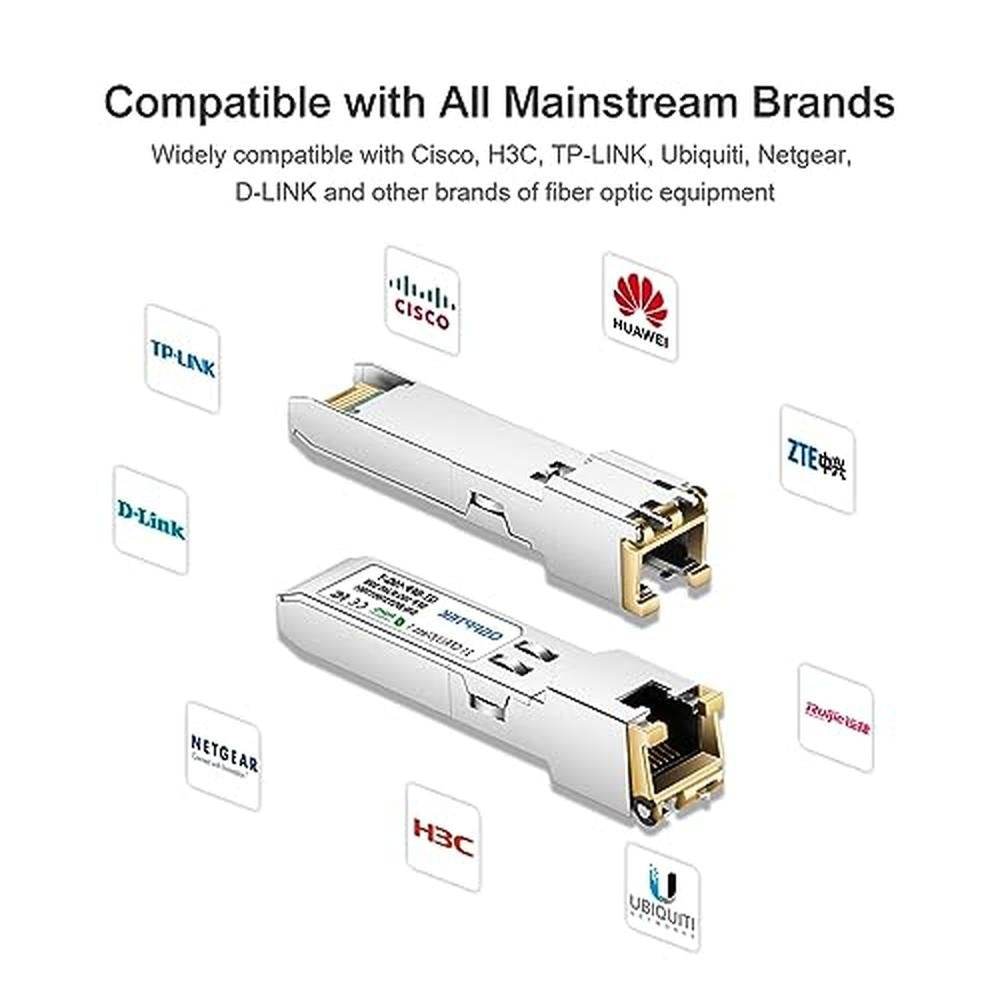 SFP 10Gb: Generic Compatible 10GBASE-T SFP+ Copper – Packaging
