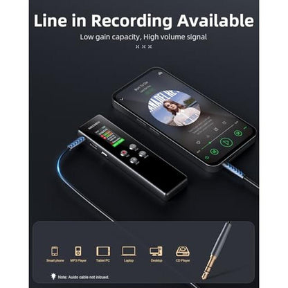 Voice Recorder: MECHEN 128GB Digital Voice Activated – Packaging