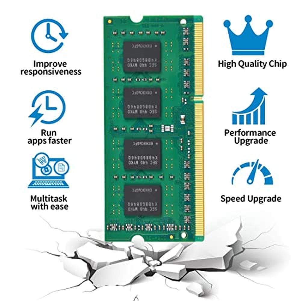 16GB 1RX8: Premium PC3L-12800S RAM Kit – Close-up Detail