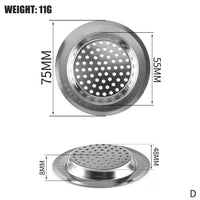 Stainless Steel Sink Strainer Filter (1PCS)