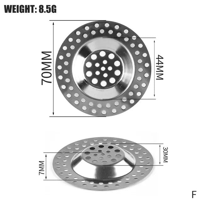 Stainless Steel Sink Strainer Filter (1PCS)