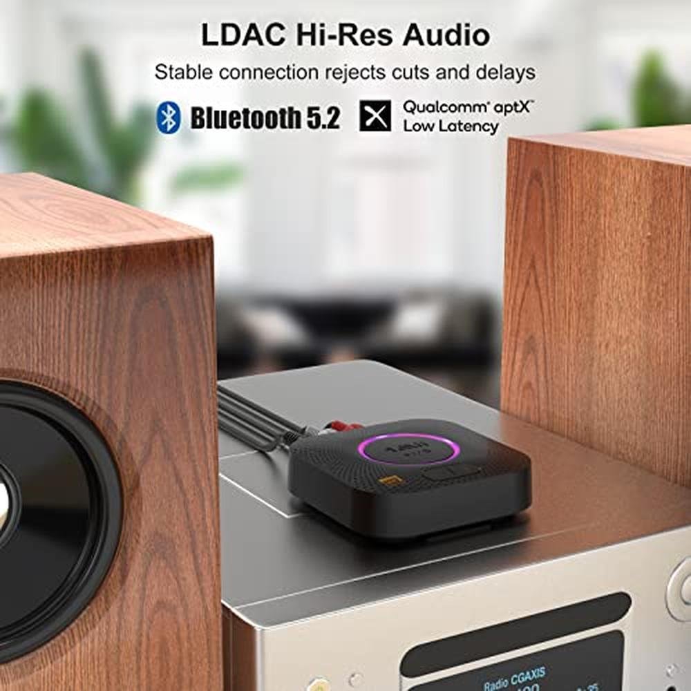 Bluetooth Audio: 1Mii B06S+ Bluetooth 5.2 Receiver – Close-up Detail