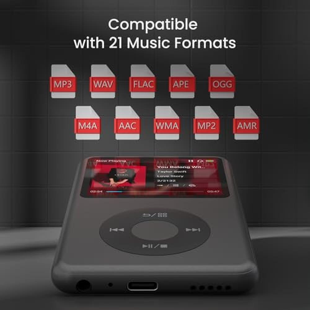 1TB MP3 Player: Y1 Portable Music Digital Player with – In Use