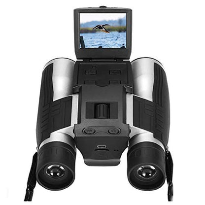 LCD Digital Binoculars: 2.4 Inch 12x32 48MP Camera – Front View