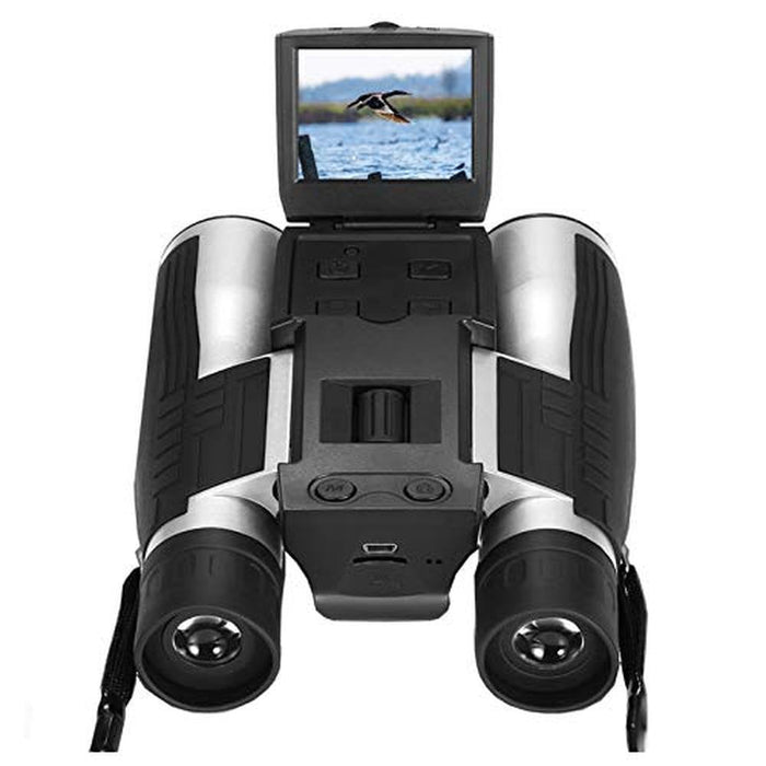 LCD Digital Binoculars: 2.4 Inch 12x32 48MP Camera – Front View