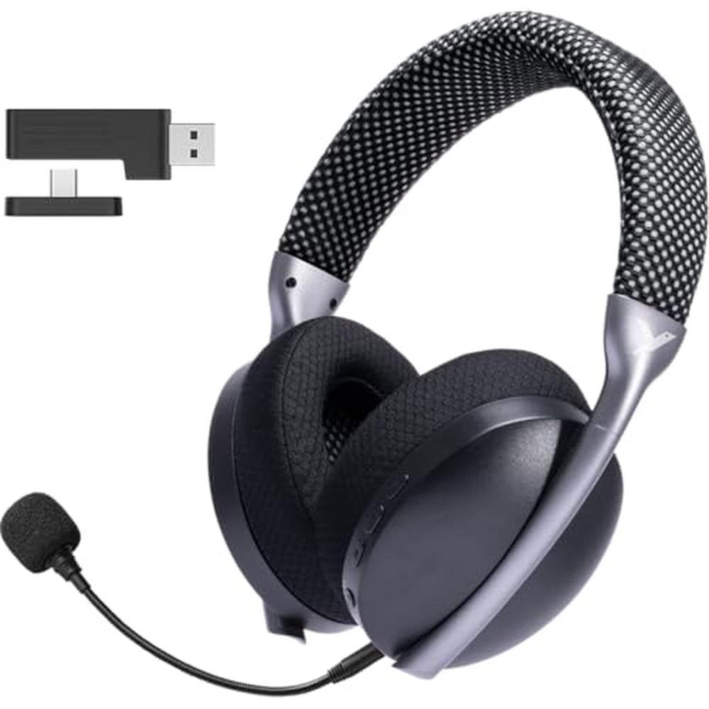 4GHz Gaming Headset: 2.4GHz Wireless Gaming Headset for PS5 – Front View