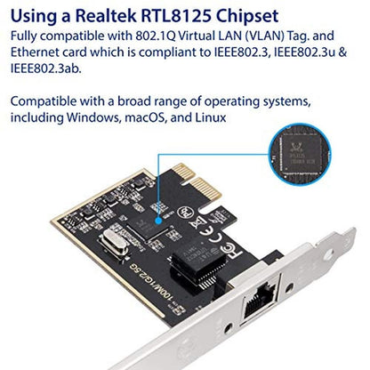 PCI Gigabit Ethernet Card: Premium High-End Network – Close-up Detail