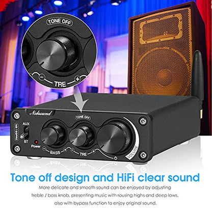 2 Channel Bluetooth 5.0 Power Amplifier – Close-up Detail