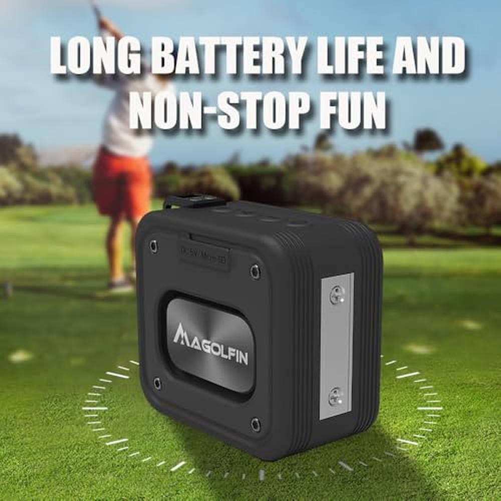 Golf Cart Speakers: 2-Pack Magnetic Bluetooth Speaker with – In Use