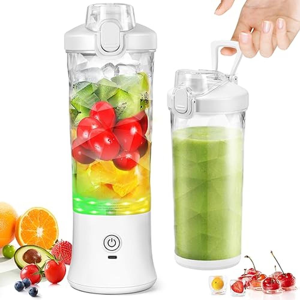 Portable Blender: 20-oz Electric Juicer 4000mah 270w Motor – Front View