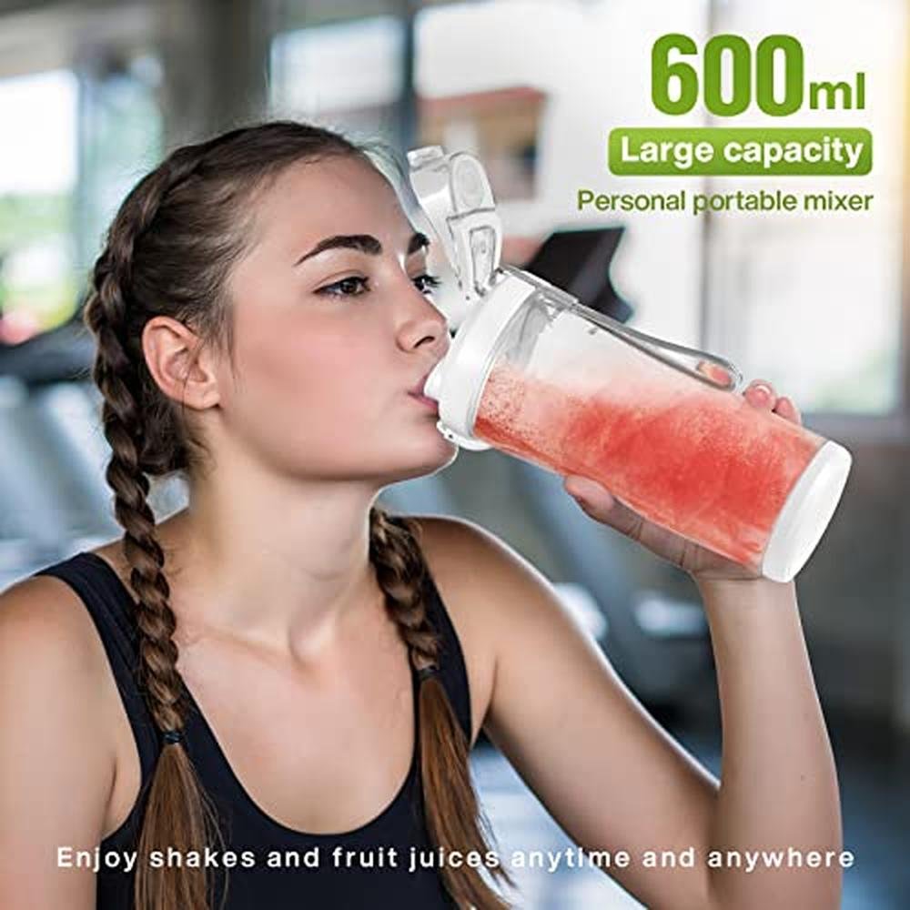 Portable Blender: 20-oz Electric Juicer 4000mah 270w Motor – Close-up Detail