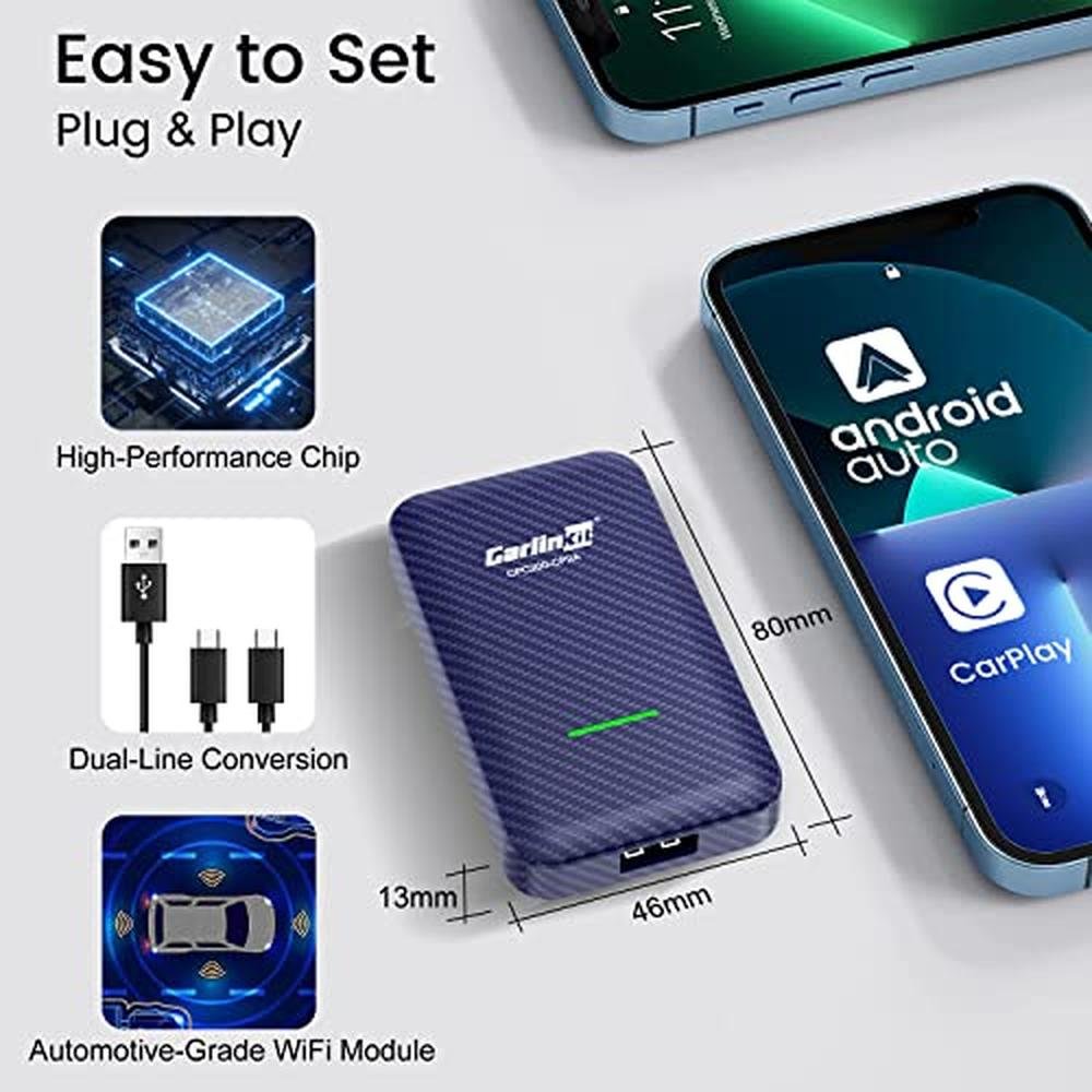 CarPlay Android: CarlinKit 4.0 Wireless CarPlay Adapter for – In Use