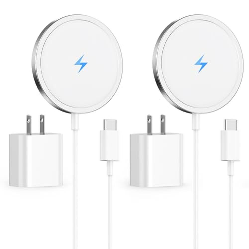 2025 Latest Magnetic Wireless Charger for iPhone:Mag-Safe – Front View