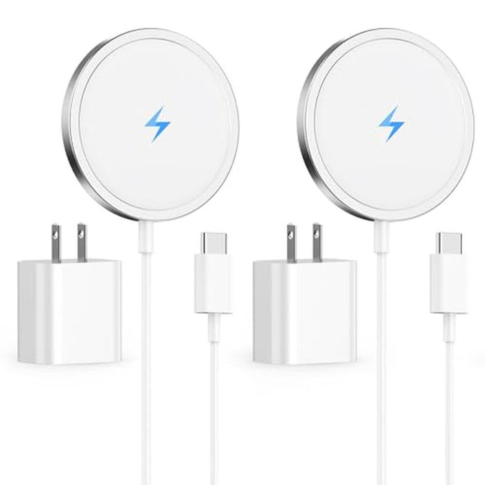 2025 Latest Magnetic Wireless Charger for iPhone:Mag-Safe – Front View