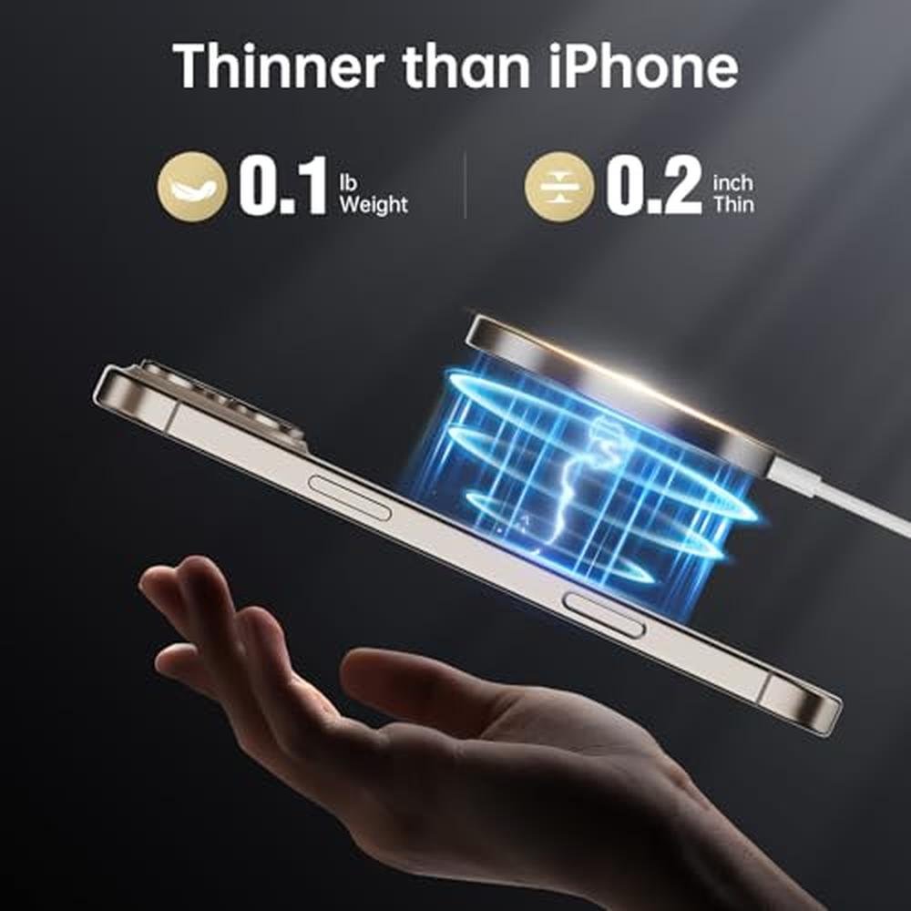 2025 Latest Magnetic Wireless Charger for iPhone:Mag-Safe – Packaging