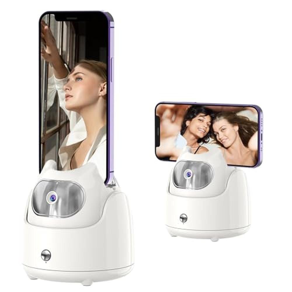 Face Tracking: 2025 Upgraded Auto Face Tracking Phone – Front View
