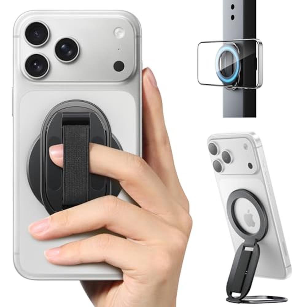 Grip MagSafe: SUPERONE MagSafe Phone Grip for iPhone – Front View