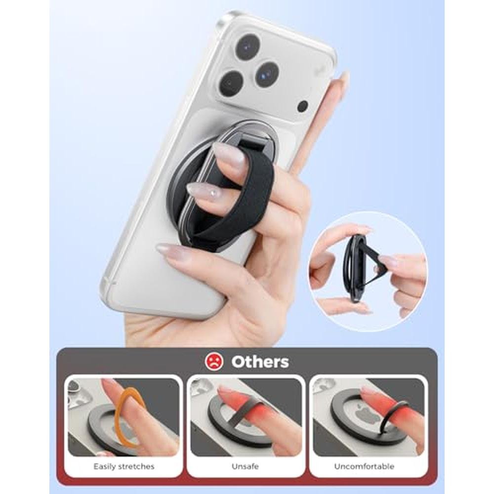 Grip MagSafe: SUPERONE MagSafe Phone Grip for iPhone – Close-up Detail