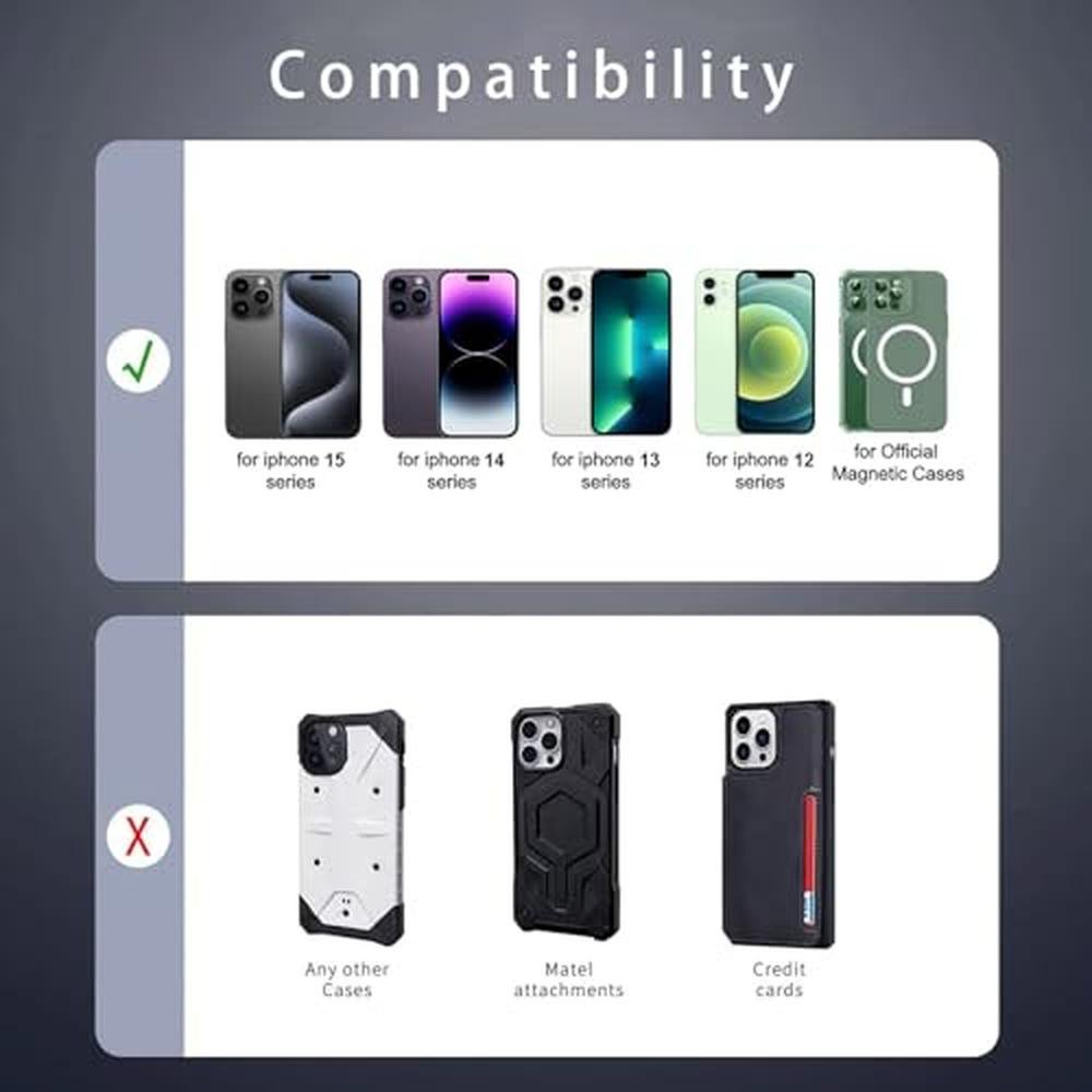 Car Phone: 20W Magnetic Wireless Phone Holder Car Charger – Packaging