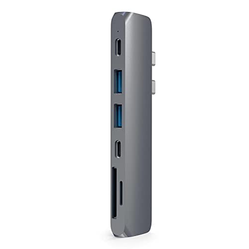 USBC Data: Satechi 7-in-1 USB C Hub Adapter – Front View