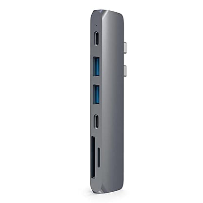 USBC Data: Satechi 7-in-1 USB C Hub Adapter – Front View