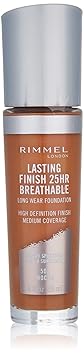 Mocha: Rimmel Lasting Finish Breathable Foundation, Mocha, 1 Fluid Ounce