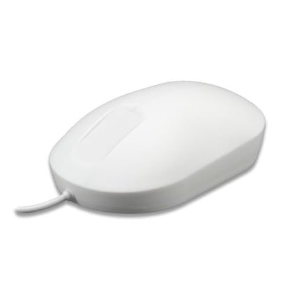 Purekeys Medical Mouse: Touch Scroll USB Cabled White – Front View