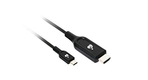 IOGEAR 9ft USB-C to HDMI Cable – Side View