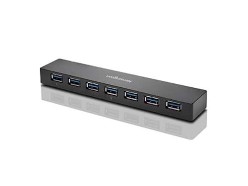 Kensington K39123AM UH7000C USB 3.0 7-Port Hub with Charging – Front View