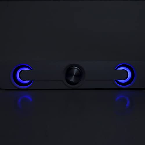 Computer Speaker: 2-Channel Bass Speaker with Subwoofer – Side View
