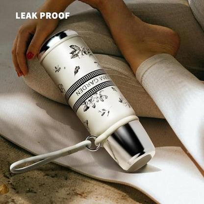 Insulated 23oz: GERM Travel Mug Tumbler with Built-in – In Use