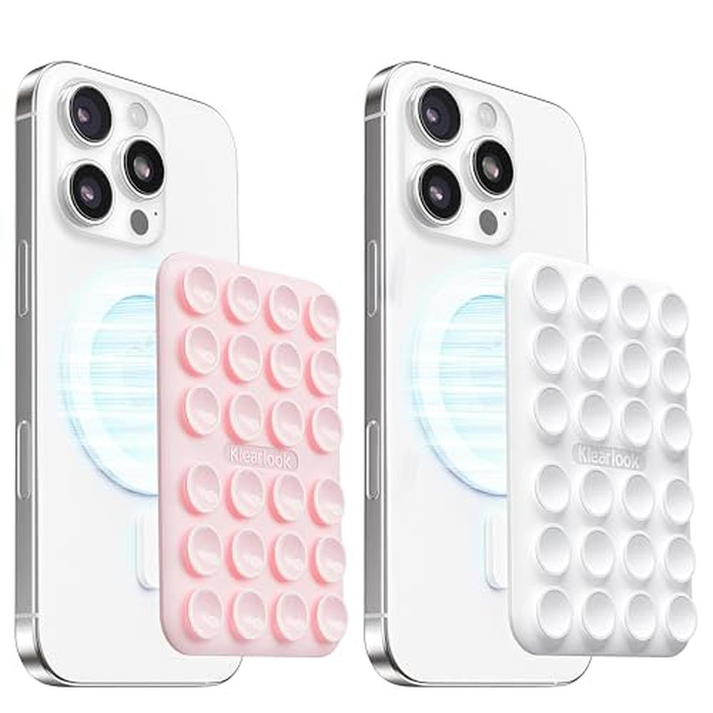 Phone 2Pack: Magnetic Suction Phone Mount for MagSafe Case – Front View