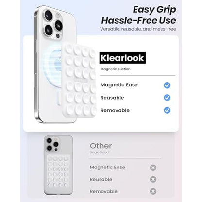 Phone 2Pack: Magnetic Suction Phone Mount for MagSafe Case – Close-up Detail