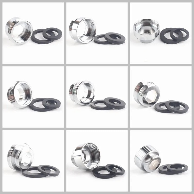 Stainless Steel Faucet Connector Adapter (2pcs/Lot)