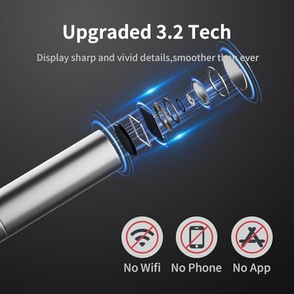 3.9mm Endoscope Camera with Light NIDAGE 1920P HD – Close-up Detail
