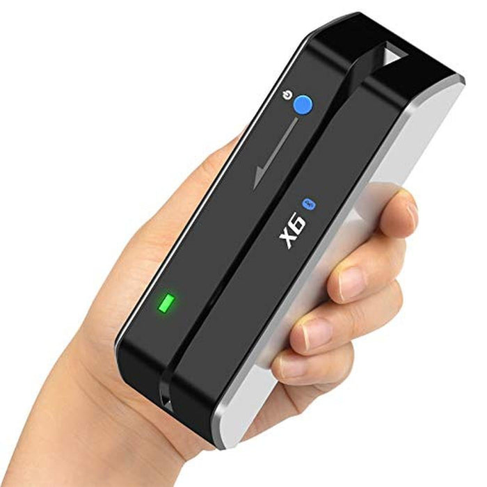 Reader Track: 3-Track Bluetooth X6BT VIP Card Reader Writer – Front View