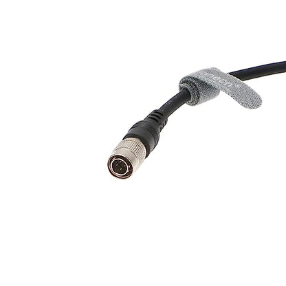 Plug Pin: USB to 4 Pin Male Hirose Connector Data Cable – Side View