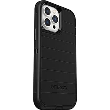 OTTERBOX Defender Series SCREENLESS Edition Case for iPhone 13 Pro Max & iPhone 12 Pro Max (Defender Pro Series, Black)