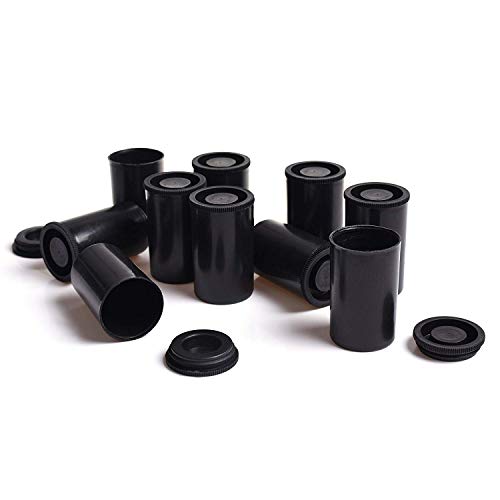 AKIRO Film Canisters with Caps 35 mm Empty Camera Reel – Side View