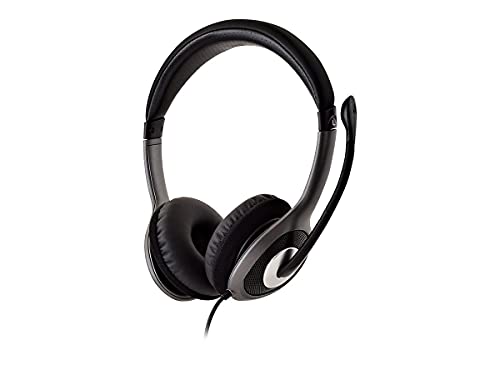 HU521 Deluxe: V7 HU521 Deluxe USB Stereo Headphones with – In Use
