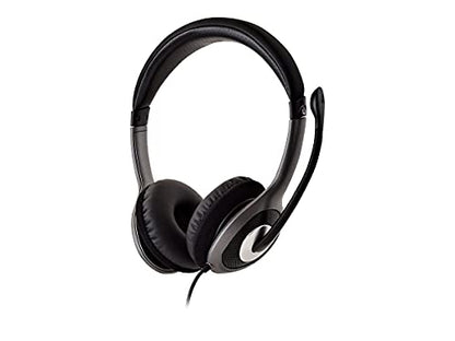 HU521 Deluxe: V7 HU521 Deluxe USB Stereo Headphones with – In Use