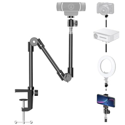 Mount Phone: KDD Webcam Stand Camera Mount with Phone – Front View