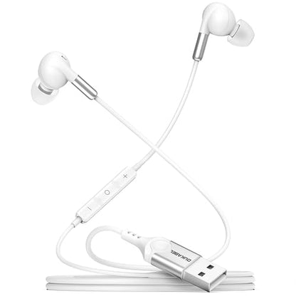 DUKABEL Ear: DUKABEL USB In-Ear Headphones Premium Sound – Front View