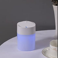 Cool Mist Small Humidifier, Multi-color LED Night Light, 400ml USB Desktop Mini Humidifier for Car, Office Room, Bedroom, 2 Mist Modes, Super Quiet (Mood WHITE) (400ml WHITE)