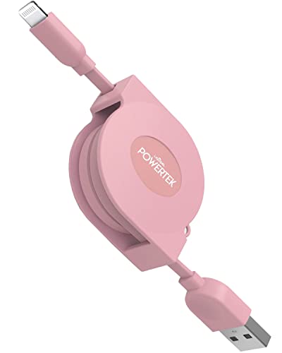 Cable Lightning: LIQUIPEL Powertek Retractable MFi – Front View