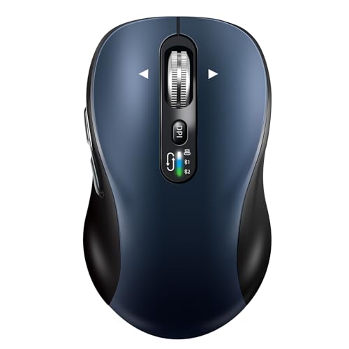 Bluetooth Mouse: Wireless Ergonomic Computer Mouse – Front View