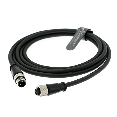 AConnect M12: High-Speed Industrial Cable – Front View
