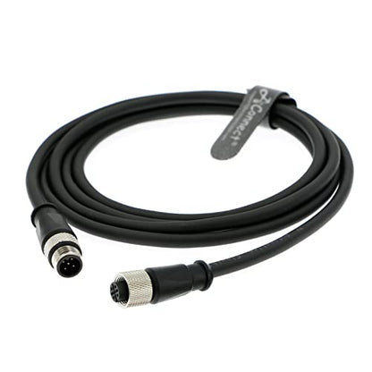 AConnect M12: High-Speed Industrial Cable – Front View