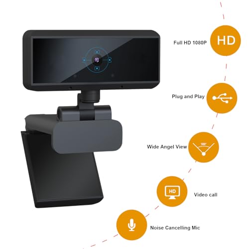 Webcam Bocodow: Bocodow USB Webcam with Microphone 1080P HD – In Use
