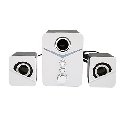 Computer Speaker: ASHATA Bluetooth 2.1 Channel Compact – Front View